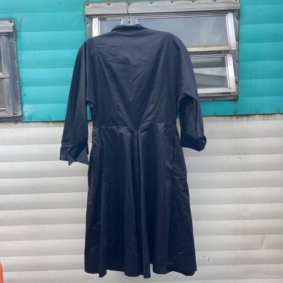 Black Evening Coat by Petrunia - Picture 5 of 7